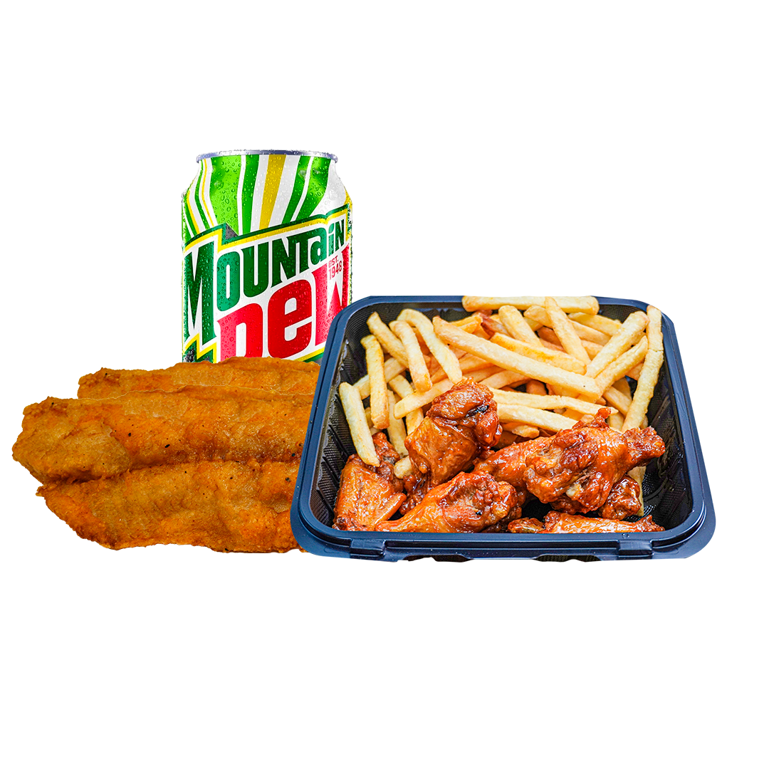 Fish and Buffalo Wings Combo